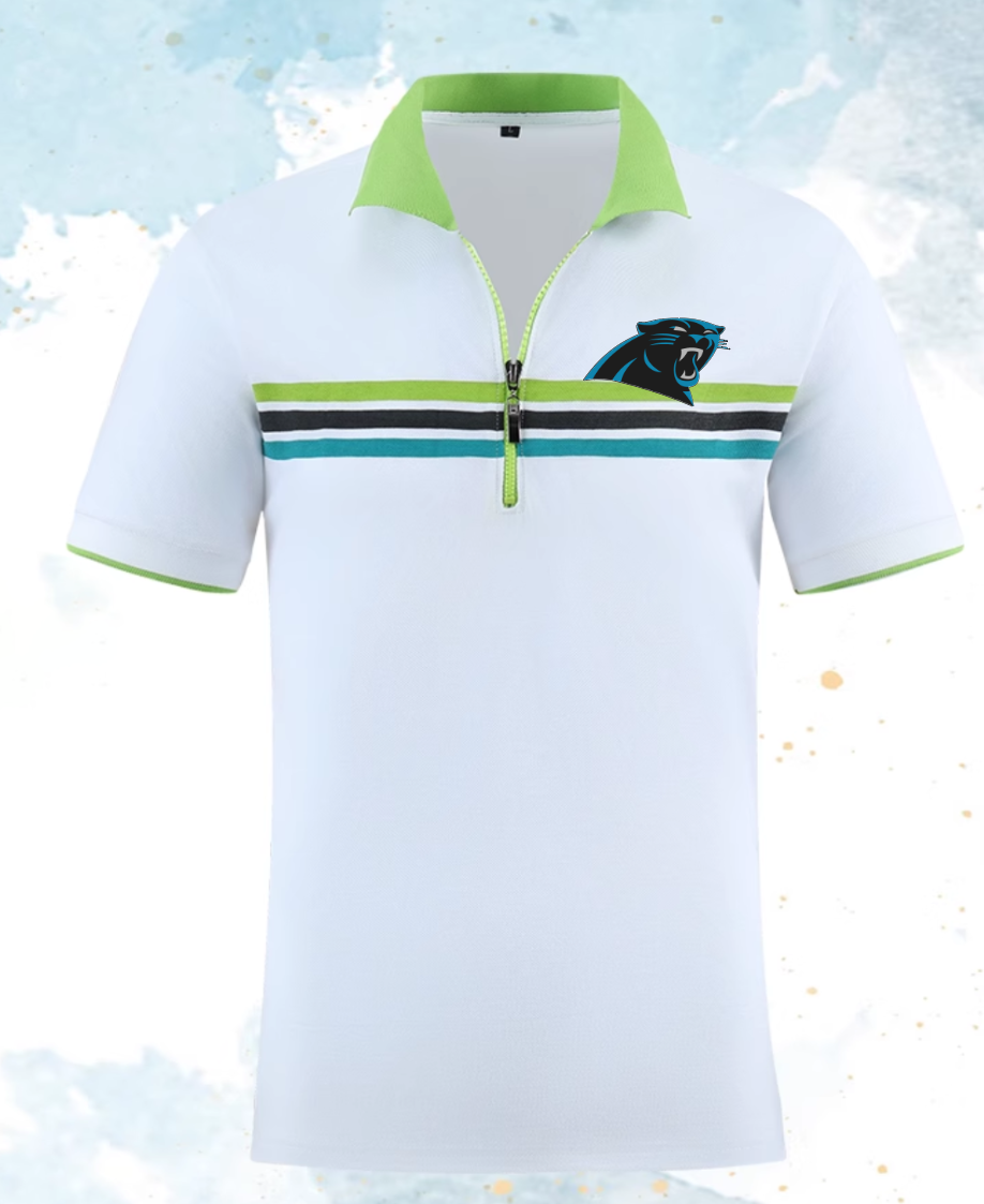 Carolina Panthers white style #3 Men 2025 NFL polo T shirt->nfl t-shirts->Sports Accessory